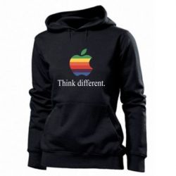Женское худи Think different. - PrintSalon