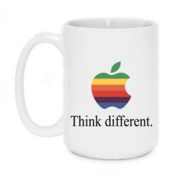 Чашка 420ml Think different. - PrintSalon