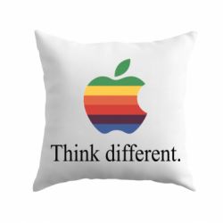 Подушка Think different. - PrintSalon