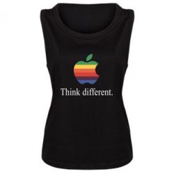 Женская майка Think different. - PrintSalon