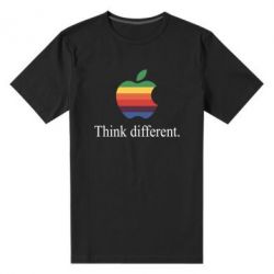 Мужская футболка премиум Think different. - PrintSalon