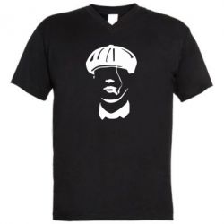 Мужская футболка  с V-образным вырезом Thomas Shelby - PrintSalon