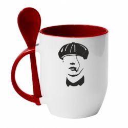 Чашка с ложкой Thomas Shelby - PrintSalon