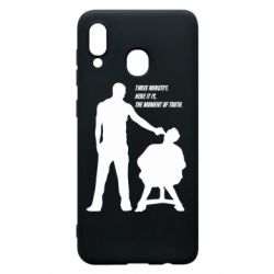 Чохол для Samsung A20 Three minutes. - PrintSalon