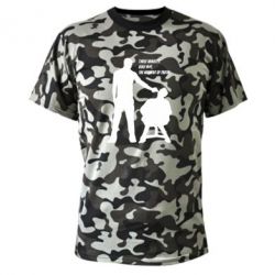 Камуфляжна футболка Three minutes. - PrintSalon
