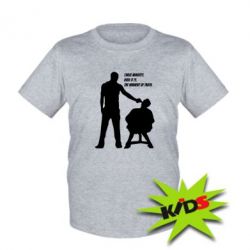 Дитяча футболка Three minutes. - PrintSalon