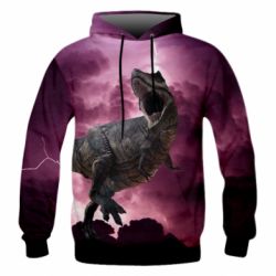 Мужское 3D худи Thunderstorm - PrintSalon