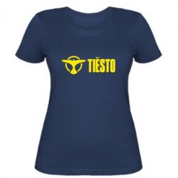 Женская футболка Tiesto Logo 2 - PrintSalon