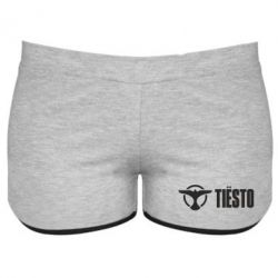 Женские шорты Tiesto Logo 2 - PrintSalon