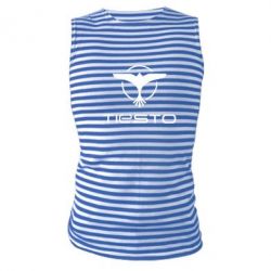 Майка-тельняшка Tiesto Logo 3 - PrintSalon