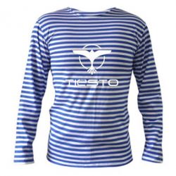 Тельняшка с длинным рукавом Tiesto Logo 3 - PrintSalon
