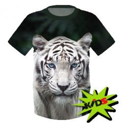 Дитяча 3D футболка Tiger albino