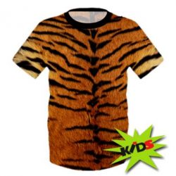 Дитяча 3D футболка Tiger Skin