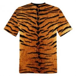 Мужская футболка 3D Tiger Skin-PrintSalon Мужская футболка 3D Tiger Skin