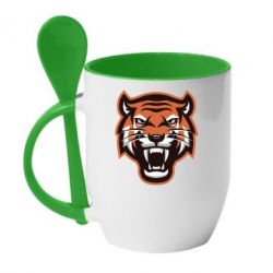 Чашка с ложкой Tiger - PrintSalon