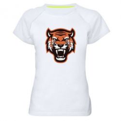 Женская футболка для спорта Tiger - PrintSalon