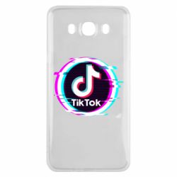 Чехол для Samsung J7 2016 Tik tock glitch ring - PrintSalon