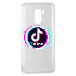 Чехол для Xiaomi Pocophone F1 Tik tock glitch ring - PrintSalon