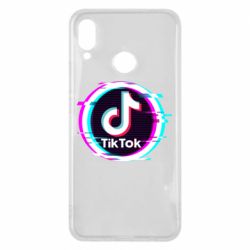 Чехол для Huawei P Smart Plus 2018 Tik tock glitch ring - PrintSalon