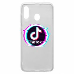 Чехол для Samsung A20 Tik tock glitch ring - PrintSalon