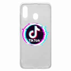 Чехол для Samsung A30 Tik tock glitch ring - PrintSalon