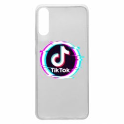 Чехол для Samsung A70 Tik tock glitch ring - PrintSalon