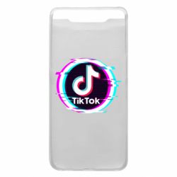 Чехол для Samsung A80 Tik tock glitch ring - PrintSalon