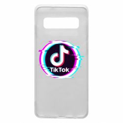 Чехол для Samsung S10 Tik tock glitch ring - PrintSalon