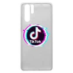 Чехол для Huawei P30 Pro Tik tock glitch ring - PrintSalon