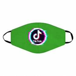 Маска многоразовая Tik tock glitch ring - PrintSalon