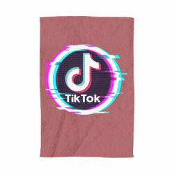 Полотенце с принтом Tik tock glitch ring - PrintSalon