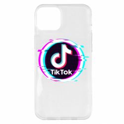 Чехол для iPhone 14 Plus Tik tock glitch ring - PrintSalon