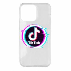 Чехол для iPhone 14 Pro Max Tik tock glitch ring - PrintSalon