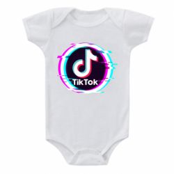 Детский бодик Tik tock glitch ring - PrintSalon