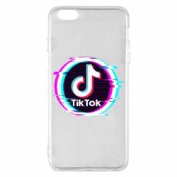 Чехол для iPhone 6 Plus/6S Plus Tik tock glitch ring - PrintSalon