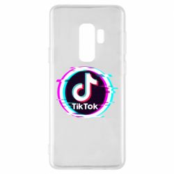 Чехол для Samsung S9+ Tik tock glitch ring - PrintSalon