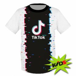 Дитяча 3D футболка Tik tok band - PrintSalon