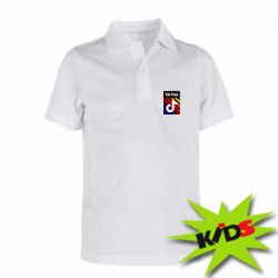 Детское поло Tik Tok Colorful Logo - PrintSalon