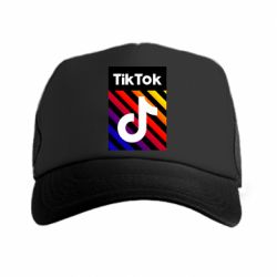 Кепка-тракер Tik Tok Colorful Logo - PrintSalon