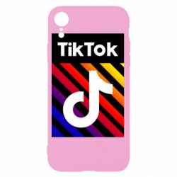 Чехол для iPhone XR Tik Tok Colorful Logo - PrintSalon