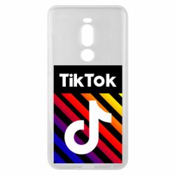 Чехол для Meizu Note 8 Tik Tok Colorful Logo - PrintSalon