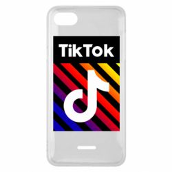 Чехол для Xiaomi Redmi 6A Tik Tok Colorful Logo - PrintSalon