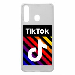 Чехол для Samsung A60 Tik Tok Colorful Logo - PrintSalon