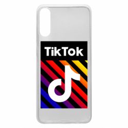 Чехол для Samsung A70 Tik Tok Colorful Logo - PrintSalon