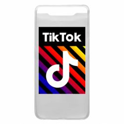 Чехол для Samsung A80 Tik Tok Colorful Logo - PrintSalon