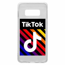 Чехол для Samsung S10e Tik Tok Colorful Logo - PrintSalon