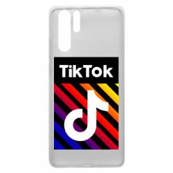 Чехол для Huawei P30 Pro Tik Tok Colorful Logo - PrintSalon