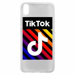 Чехол для Xiaomi Redmi 7A Tik Tok Colorful Logo - PrintSalon