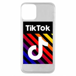 Чехол для iPhone 11 Tik Tok Colorful Logo - PrintSalon