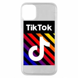 Чехол для iPhone 11 Pro Tik Tok Colorful Logo - PrintSalon